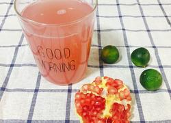 鲜榨红石榴汁