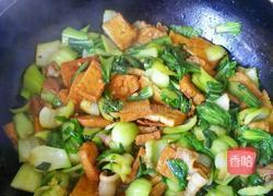 豆泡油菜的做法图解8