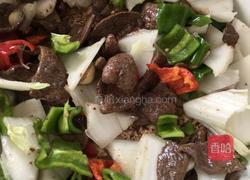 白菜梗炒猪肝的做法图解9