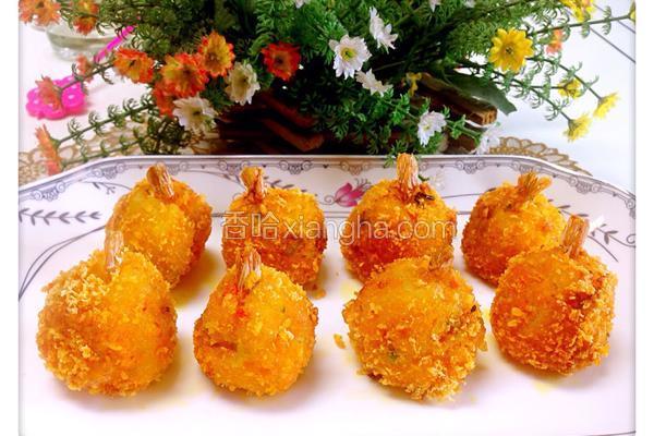 虾仁土豆球