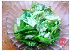 素炒秋葵的做法图解3