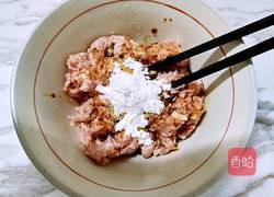 油菜粉丝肉丸汤的做法图解4