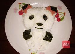大熊猫饭团的做法图解11