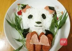 大熊猫饭团的做法图解14