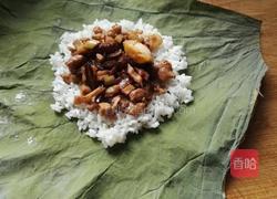 荷叶糯米鸡的做法图解8