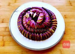 蒜蓉剁椒盘龙茄子的做法图解6