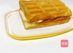 华夫饼冰淇淋的做法图解2