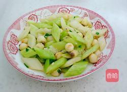 莲子米炒青瓜的做法图解5