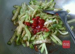 酱茄条的做法图解5
