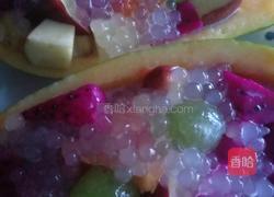 椰汁缤纷水果西米露的做法图解5