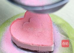 浪漫七夕粉嫩嫩的草莓慕斯蛋糕的做法图解23