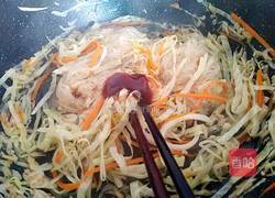 蝦皮包菜炒粉絲的做法圖解9