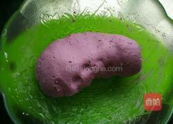 紫薯芝麻球的做法图解4