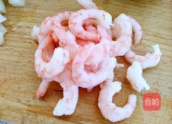 甜虾彩蔬炒饭的做法图解1