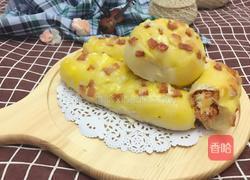 芝士香肠培根包、芝士肉松包的做法图解12