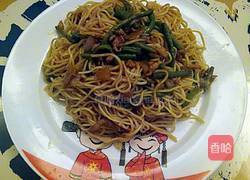 豆角肉丝蒸面的做法图解6