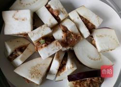 茄子酿肉的做法图解1
