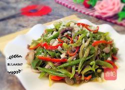 辣炒豆角丝的做法图解8