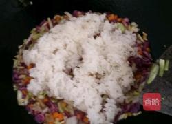 彩色杂蔬炒饭的做法图解5