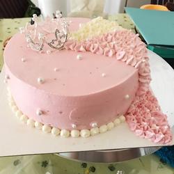 小皇冠少女心裱花蛋糕的做法[图]
