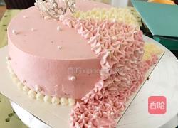 小皇冠少女心裱花蛋糕的做法图解8