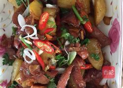 火腿片烧土豆的做法图解4