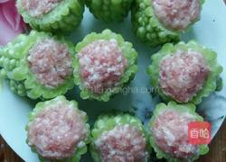 猪肉酿苦瓜的做法图解10