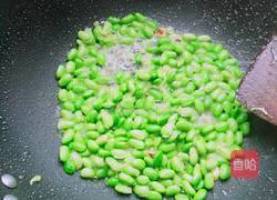 百叶肉末炒青豆子的做法图解2