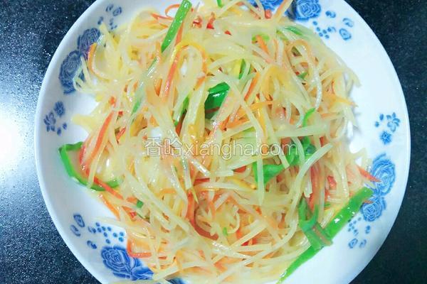 青椒炒土豆丝