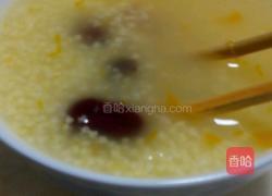 红枣小米南瓜养生粥的做法图解4