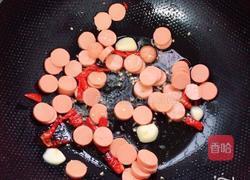 火腿炒面的做法图解4