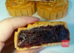 玫瑰花馅月饼的做法图解11
