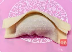 芹菜猪肉元宝馄饨包法的做法图解5