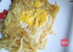 土豆丝太阳煎蛋的做法图解9