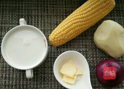 香浓牛奶玉米糊的做法图解1