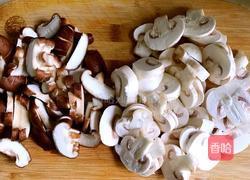 蚝油双菇的做法图解2