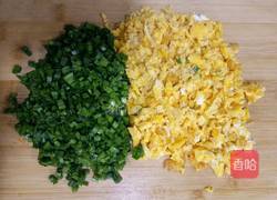 韭菜鸡蛋粉条煎饺的做法图解2