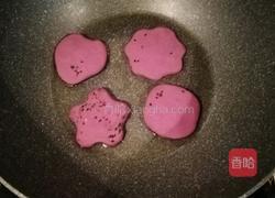 梅花紫薯饼的做法图解4