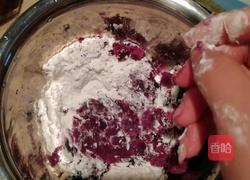 梅花紫薯饼的做法图解2