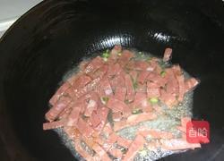 培根炒空心意面的做法图解5