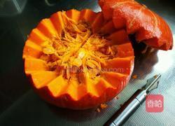 香菇糯米鸡翅南瓜盅的做法图解8