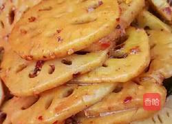 爽脆麻辣藕片的做法图解4