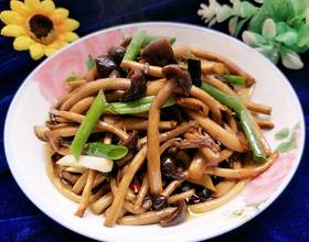 干煸茶树菇[图]