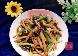 干煸茶树菇的做法图解9