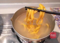 花旗参母鸡汤手工刀切面的做法图解10