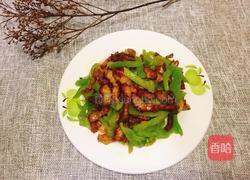 青椒炒肉丝的做法图解7