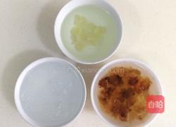 桃胶雪燕皂角米羹的做法图解1