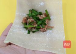 韭菜鸡蛋肉馅馄饨的做法图解6