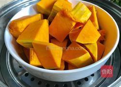 烤南瓜芝麻丸子的做法图解2