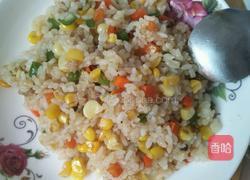 玉米肉粒炒饭的做法图解5